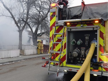A stubborn house fire on the 1200 block King St. kept Regina Fire and Protective Services busy on Thursday morning.
