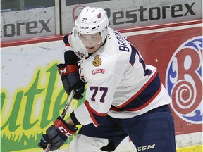 Regina Pats centre Adam Brooks is sure to draw some extra attention from the Red Deer Rebels in the second round of the WHL playoffs.