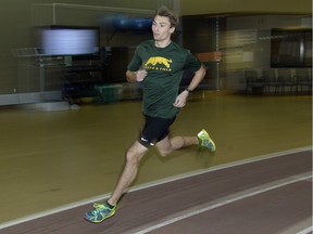 Greg Hetterley, a rookie with the University of Regina Cougars track and field team, is preparing for his first career CIS championships.