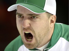 Saskatoon skip Steve Laycock, shown in this file photo, edged the Highland's Adam Casey 6-5 in Friday's A-event final at the SaskTel Men's Tankard in Tisdale.