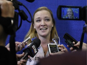 Chelsea Carey is ready for the media spotlight as the skip of Team Canada at the women's world curling championship in Swift Current