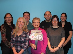 This group of Regina co-workers won $2 million in the Jan. 16, 2016 Lotto 6/49 draw.