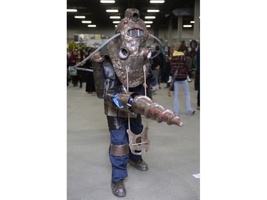 Brendan Hart as Subject Delta at Fan Expo Regina held at Canada Centre in Regina, Sask. on Saturday April. 23, 2016.