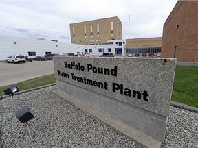 Buffalo Pound Water Treatment Plant just outside Moose Jaw.