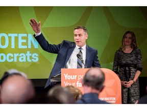 Following the Saskatchewan NDP's April 4 provincial election defeat, in which he also lost his own seat, Cam Broten has resigned as leader.