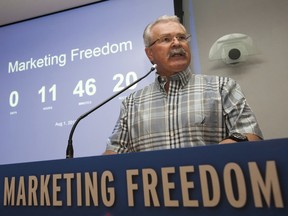 Former agriculture minister Gerry Ritz  ushered in 'marketing freedom' for 
western farmers on Aug. 1, 2012, with the removal of the single-desk Canadian Wheat Board. A paper commissioned by the CWB Alliance says that decision cost farmers billions and only benefited the railways and grain companies.