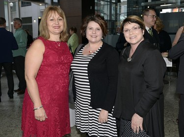 Barb Soltys, chairman of the event, Jennifer Fox and  Lynn Jaworski.