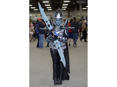 Kate Abel as Phantom Assassin at Fan Expo Regina held at Canada Centre in Regina, Sask. on Saturday April. 23, 2016.