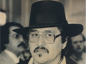 A 1985 photo of Metis leader Harry Daniels, a party to a 1999 lawsuit that was decided Thursday with the Supreme Court of Canada unanimously ruling that Metis and non-status are Indians under the Constitution.