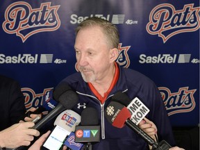 Regina Pats head coach/GM John Paddock.