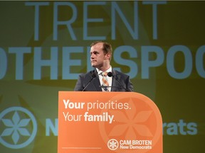 The NDP's Trent Wotherspoon won his Regina Rosemont seat.