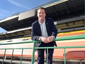 Regina Mayor Michael Fougere at the original Mosaic Stadium in Regina on April 20, 2016.