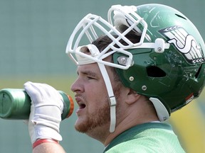 Defensive tackle Brandon Tennant was among 10 Riders released on Tuesday.