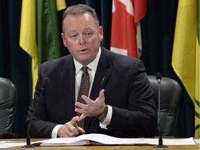 Saskatchewan Finance Minister Kevin Doherty revealed a $427-million deficit on Feb. 29.