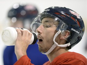 Extreme Hockey Regina Capitals captain Eric Duran, shown here during a recent practice, is eager to get back on the ice in the Keystone Cup junior B championship tournament.