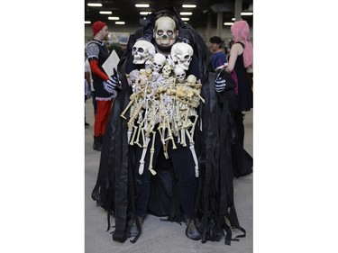 Rob Perron as Gravelord Nito at Fan Expo Regina held at Canada Centre in Regina, Sask. on Saturday April. 23, 2016.