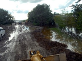 Flooding in the Burgis Beach area of Good Sprit Lake in 2010.