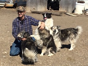 Terry Baker had 70 of his dogs seized from his Riceton, Sask., farm by Animal Protection Services of Saskatchewan.