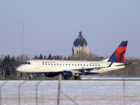 Delta Airlines is flying out of Regina.