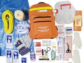Packing a "bug-out bag" like this might just save you and your family if some disaster ever comes to pass — just ask the folks in Fort McMurray.