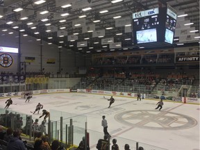 Estevan's Affinity Place during the Western Canada Cup on Saturday.