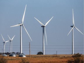 Wind turbines are among the clean energy alternatives that will help Saskatchewan address its emissions targets.