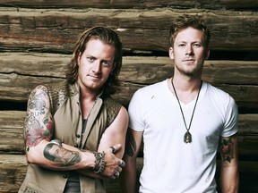 Florida Georgia Line, comprised of Tyler Hubbard (left) and Brian Kelley, is bringing its Dig Your Roots to Regina's Brandt Centre on Nov. 5.