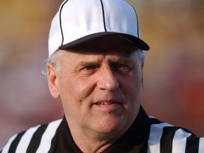 Ken Picot, shown in 2003, posthumously received the Canadian Football Officials Association's Tom Cheney Award.