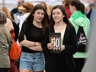 Jane and Kate Indzeoski at the Cathedral Village Arts Festival on 13th Ave. in Regina, Sask. on Saturday May. 28, 2016.