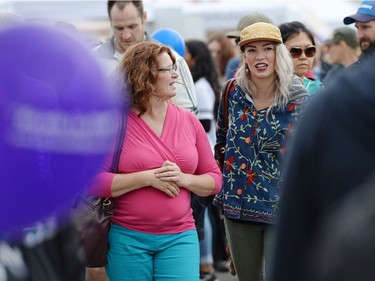 Lyane and Jessica McClelland at the Cathedral Village Arts Festival on 13th Ave. in Regina, Sask. on Saturday May. 28, 2016.