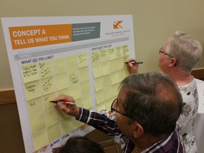 Residents were able to express their opinions on the Railyard Renewal Project at the open house on Monday.