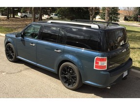The boxy Ford Flex is lower than most other SUVs.