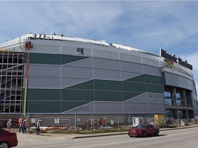 The new Mosaic Stadium under construction in Regina.