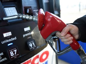 Gas prices in Regina have been slowly rising above $1 per litre in the past week. But GasBuddy.com says prices shouldn't go too much higher.