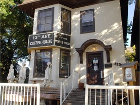 The 13th Avenue Coffeehouse is the last stop on the self-guided tour. (Don Healy / Leader-Post)