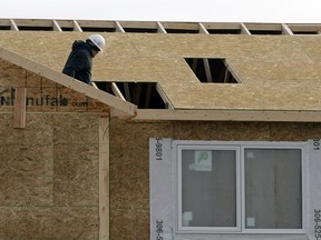 Residential construction was up 53 per cent in April, but not enough to offset the more than 50 per cent decline in non-residential construction, according to the city's monthly building permit report.