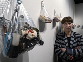 Kathryn Ricketts' art exhibition Anthropology of the Discard was inspired by Value Village's bargain grab bags.