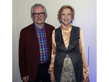 Photos of Elmer Brenner and Dr. Roberta McKay on the scene at Saskatchewan Fashion Week in Regina.