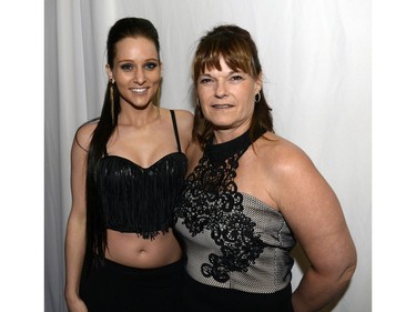 Photos of Rachele Florizone (left) and Tamra Uhersky on the scene at Saskatchewan Fashion Week in Regina.