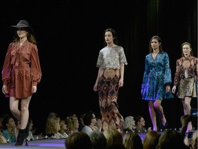 Fashions by Regina  designer Beryl Wong were showcased on the runway May 12 during Saskatchewan Fashion, Week, which was held at the Canada Saskatchewan Production Studios in Regina.