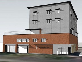 Renderings of the Souls Harbour Rescue Mission's new facility planned for the 1600 block of Angus Street.