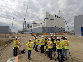 K+S Potash Canada president and CEO Ulrich Lamp speaks to journalists during a media tour of the potash solution mine near Bethune last summer.