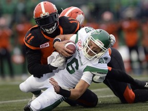 Saskatchewan Roughriders quarterback Brett Smith, shown here during Saturday's pre-season game, needs to trust the offensive system.