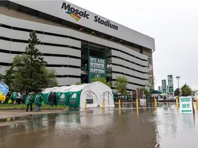 REGINA, SK - JUNE 29:  Mosaic Stadium in Regina, Saskatchewan, Canada.