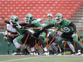 After a bye week, the Saskatchewan Roughriders have returned to practice in preparation for their regular-season opener Thursday against the visiting Toronto Argonauts.