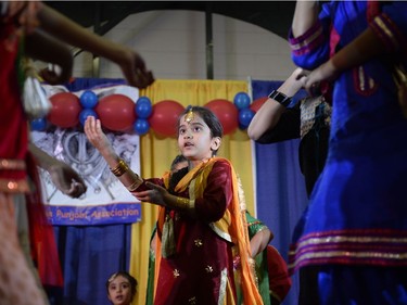 Rajneet Dance Army Jr. #1 dance group performs at the Punjabi Pavilion at the Al Ritchie Community Centre during Mosaic in Regina, Sask. on Saturday June. 4, 2016.