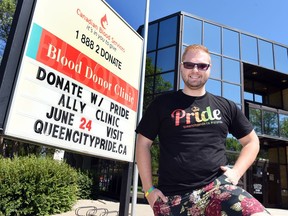Jesse Ireland is co-chair of Queen City Pride, which is hosting Saskatchewan's first ever allied blood drive on Friday, part of Pride Week.
