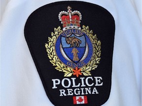 Regina police force shoulder flash.