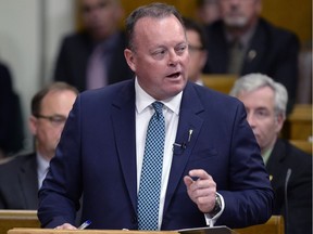 Saskatchewan Finance Minister Kevin Doherty delivered a deficit budget. on June 1.