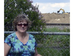 The dust problem in Uplands is raising health and other concerns for for Bev Leung and her fellow Andrews Crescent residents.